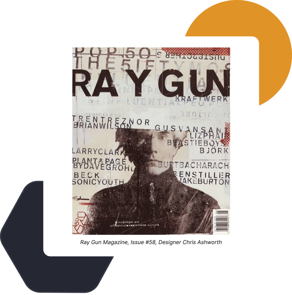 Ray Gun Magazine, Issue #58, Designer Chris Ashworth