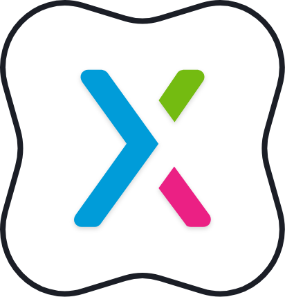 icon for axure software in puckered square shape