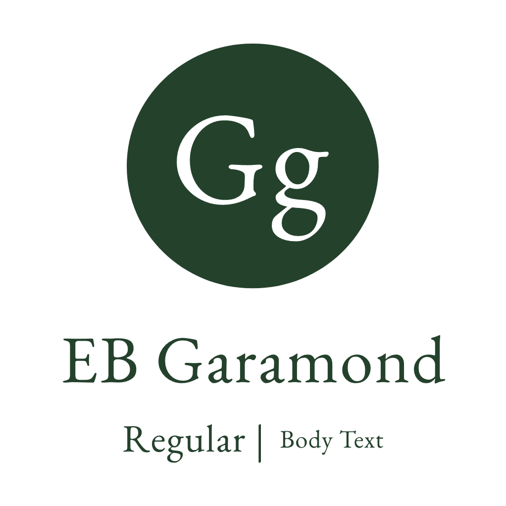 Garamond Regular used for body text