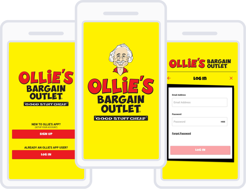 Ollie’s Consumer Rewards Mobile App