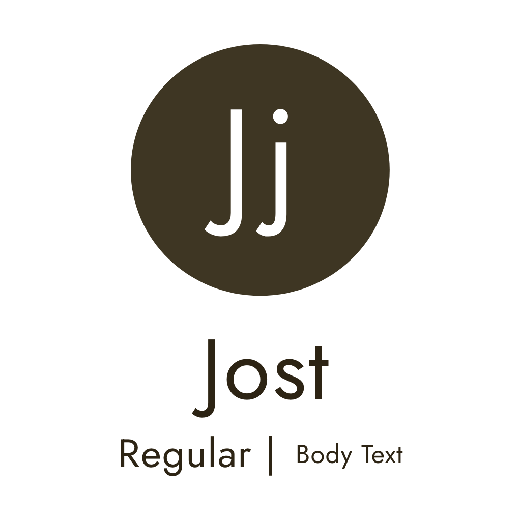 Typeface Jost used in body text