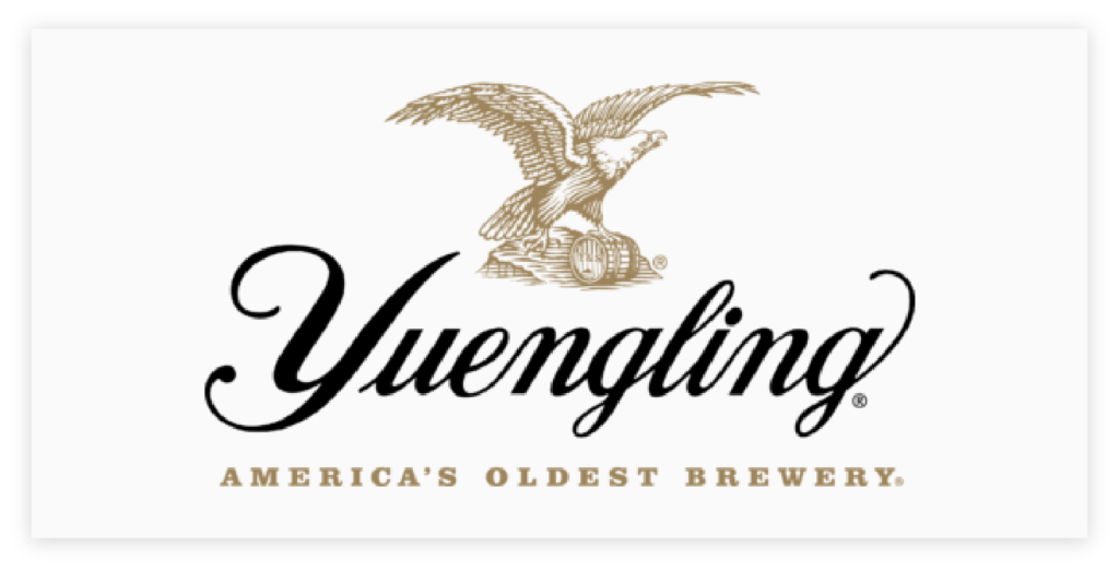 Yuengling's logo set on a white background